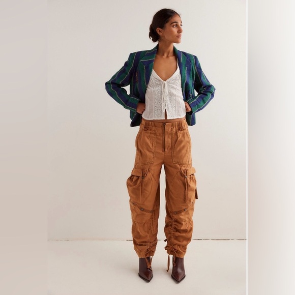 Free People Everglades Utility Pants Size Large NWT - Picture 1 of 15